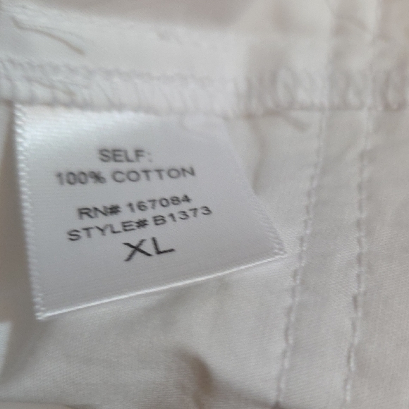 Tuckernuck White Short Sleeve Blouse - Picture 5 of 6